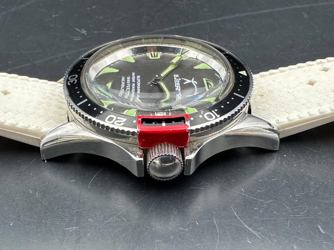 Vintage 1960s Lejour Yema Superman 999ft Diver Watch | eBay
