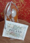 ZORZA Polish Art Gold White Murano Inspired Christmas Decor 5" Glass Bell NWT — photo 6