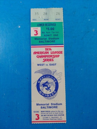 1974 PIRATES/ REDS NATIONAL LEAGUE CHAMPIONSHIP SERIES TICKET STUB - GAME 3 - 第 1/2 張圖片