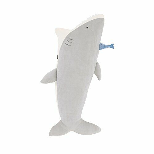 LivHeart Roomies Party Body Pillow Shark (26x63cm) 48151-72 From Japan - Picture 2 of 4