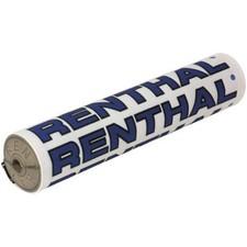 Renthal Vintage SX Crossbar Pads - White/Blue P350