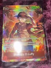 Bandai One Piece Card Game Monkey D Luffy ST10-006 SR Foil Sealed