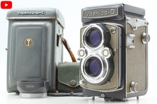  N MINT Case Hood Yashica-D TLR Film Camera Yashikor 80mm F3.5 Lens From JAPAN
