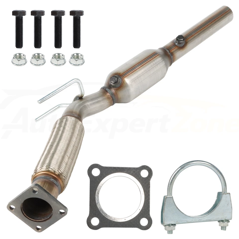Catalytic Converter & Flex Pipe For Volkswagen Jetta 2.5L 2005-2014 Golf 2010-14 Foto 4 de 4