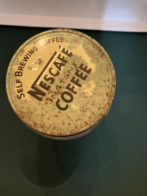 Vintage Nescafé Coffee Glass Jar