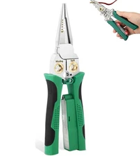 8-in-1 Wire Stripper & Voltage Tester | Multifunctional Electrician Tool with...