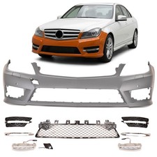 Frontstoßstange mit LED-Tagfahrlicht für Mercedes C-Klasse W204 C204 S204 Frontstoßstange mit LED-Tagfahrlicht für Mercedes C-Klasse W204 C204 S204