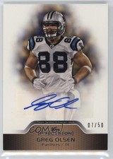 2011 Topps Precision Veteran Gold 7/50 Greg Olsen #PCVA-GO Auto v0v