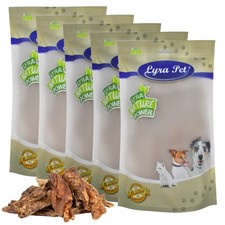 5 kg Rinderlunge getrocknet Kausnack Leckerli für Hunde fettarm Hund Lyra Pet®