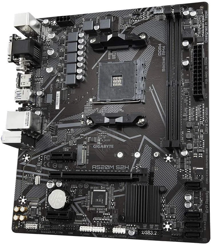 GIGABYTE A520M S2H mATX Motherboard for AMD AM4 CPUs - Imagen 4 de 4