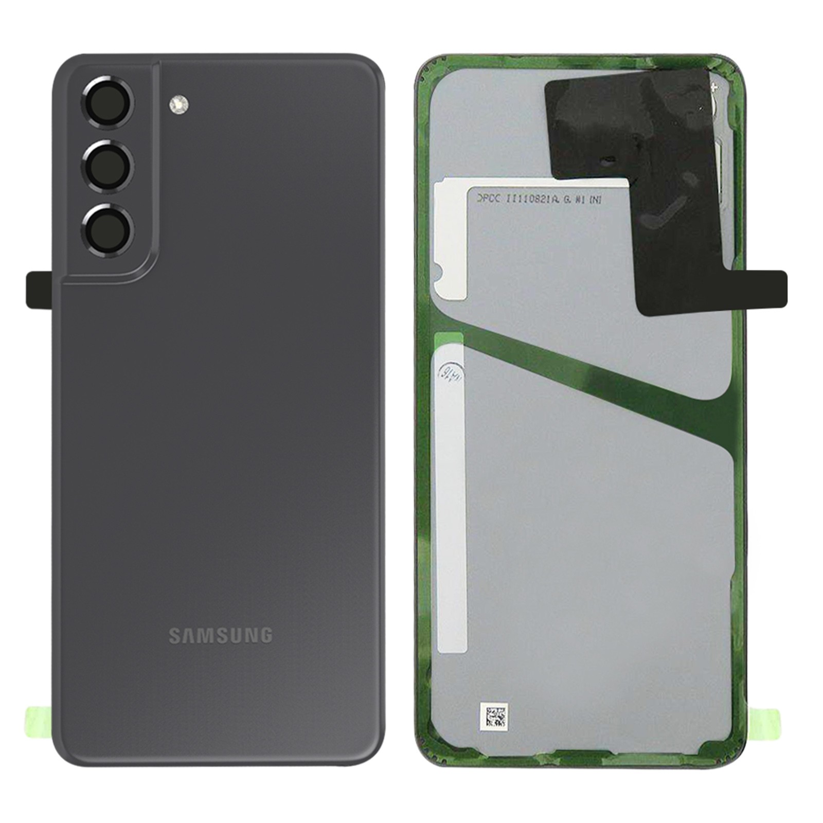 Pièce détachée cache batterie Galaxy S21 FE gris anthracite coque arrière neuve