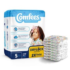 Comfees Baby Baby Diaper Size 5 Over 27 lbs. CMF-5 27 Ct