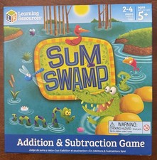 Sum Swamp Educational Board Game Addition Sub...