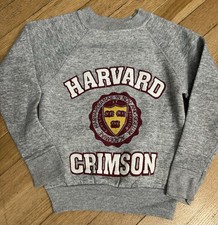 Vintage 2003 Harvard University Sweatshirt Gray Size Youth Small