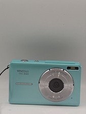 Vivitar VEC S124 PopSnap Digital Camera Light Blue Compact Point Shoot