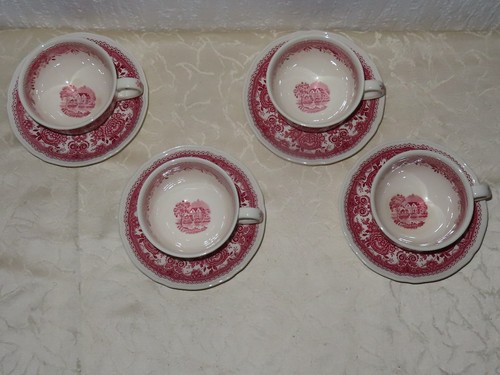 Villeroy & Boch Burgenland Rouge Ensemble Tasse Et Sous-Tasse 8 Pièces - Afbeelding 2 van 6