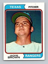 1974 Topps #89 JACKIE BROWN **CENTERED** NEAR MINT CONDITION