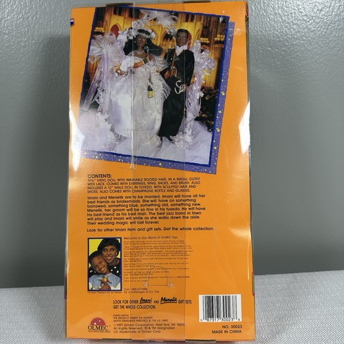 Vtg. 1991 Imani And Menelik Dolls Wedding Celebration African American Dolls NIB - Picture 4 of 5