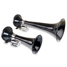 Kleinn Automotive 220 Black Dual Trumpet Horn Kleinn Automotive 220 Black Dual Trumpet Horn