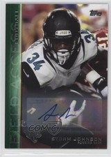 2015 Topps Field Access Green Auto 7/50 Storm Johnson #7 Auto 4m3