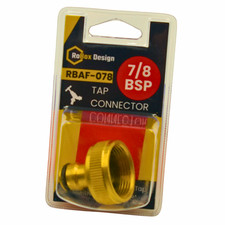 7/8 BSP Brass Garden Tap Connector Hose Adapter Large Farmers Outside Tap 29mm