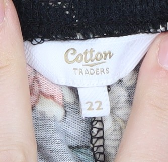 Cotton Traders Damen Leggings Mehrfarbig Blumen Größe 22 - Bild 4 von 12