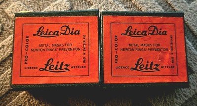Leitz Leica-Dia Metal Masks for Newton Rings Prevention - In Box
