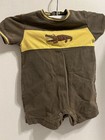Vintage Baby Romper Outfit 3-6 Months Embroidered Y2K Infant Alligator Boys — photo 1