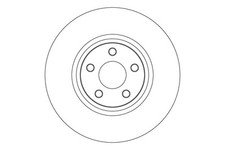 TRW Bremsscheibe belüftet vorne für FORD USA Edge Ford S-Max Galaxy CJ CK