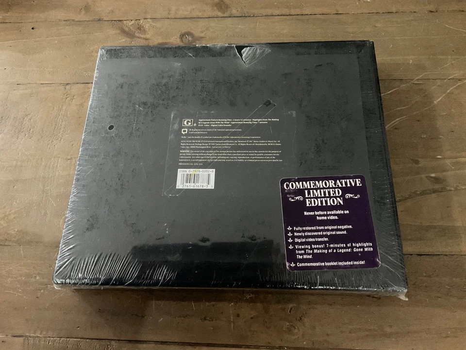 GONE WITH THE WIND VHS 50TH ANNIVERSARY BOX SET NEW FACTORY SEALED - Image 2 of 4