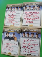 (4) Diff.- 2008 UD USA   Auto. cards W/ MATUSZ, LYNN, KELLY