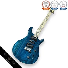 Paul Reed Smith SE Custom 24 Blue Fade Electric Guitar Mahogany Body Maple Top