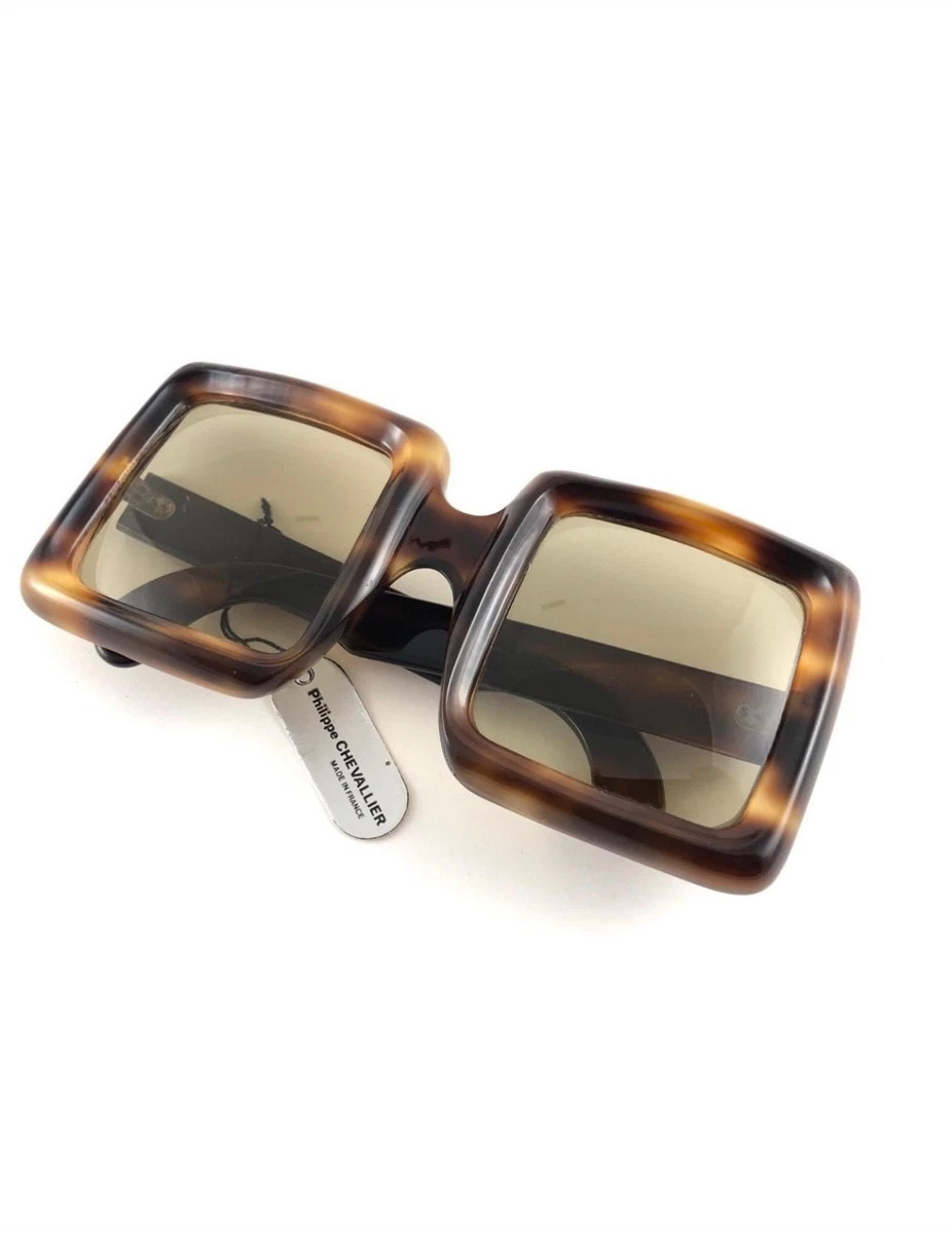 Vintage Octagonal Tortoise Shell Pattern Sunglasses 1960-70s Retro Hippie 70s tortoise shell sunglasses - Gem main image 3