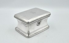 Christian Sander, Antike Biedermeier Zuckerdose l, 813 Silber