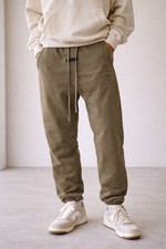 Fear of God Essentials Relaxed Lounge Sweatpants Wood Brown Size M Jogger Fleece