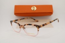 NEW TORY BURCH TY 2091 1754 PINK HAVANA FADE GOLD AUTHENTIC EYEGLASSES 52-18