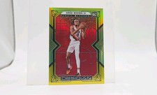 2021-22 Panini Obsidian - Greg Brown III #195 Electric Etch Red Yellow Green /99