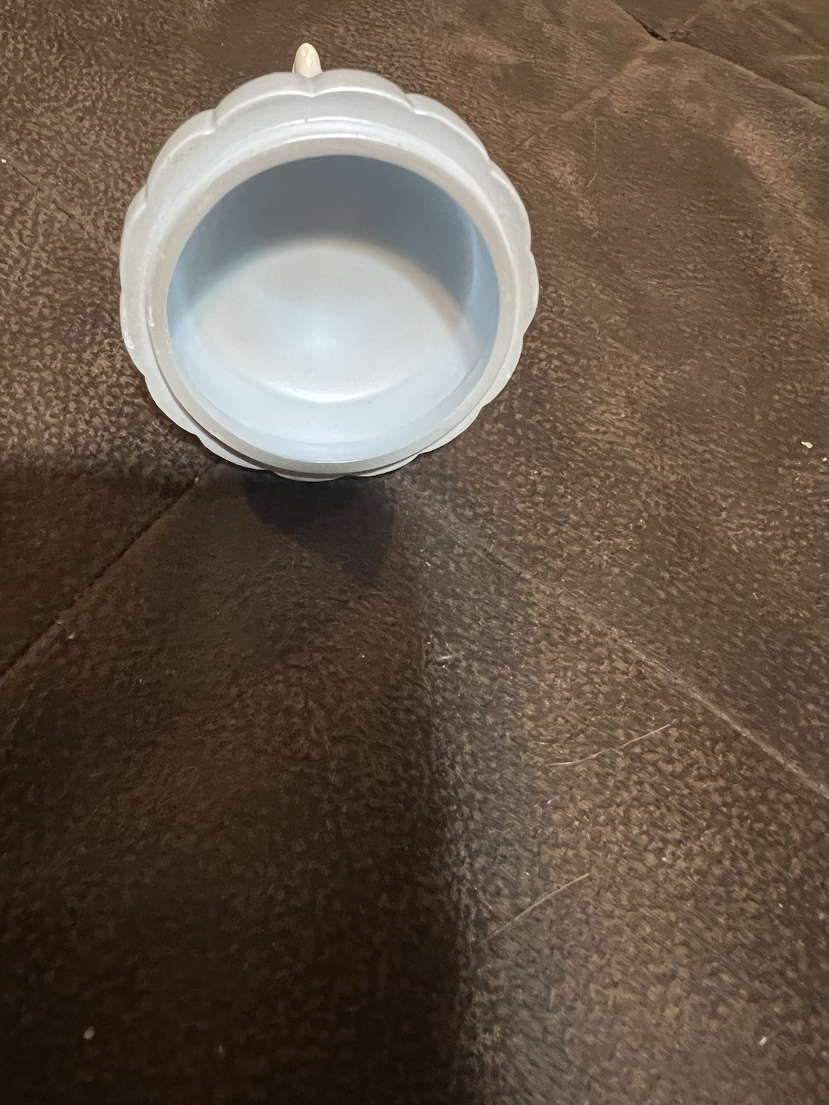 Vintage 2002 Sanrio Hello Kitty Blue Angel Trinket Box Y2K 3.75" - RARE