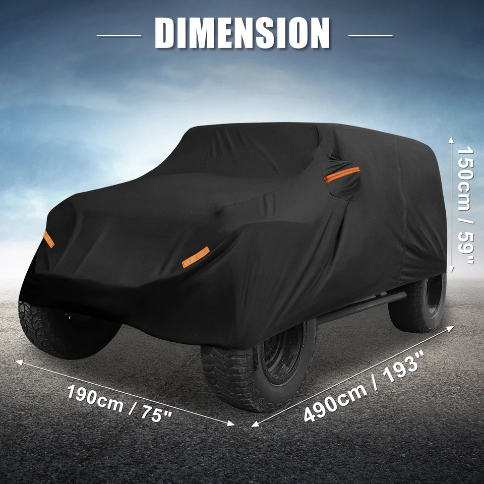 Cubierta completa de aluminio para exterior para Jeep Wrangler JK 2/4 puertas 2007-2017 Foto 3 de 4