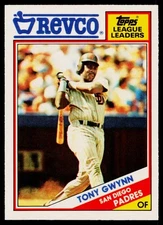 1988 Topps Revco League Leaders Tony Gwynn #1 San Diego Padres