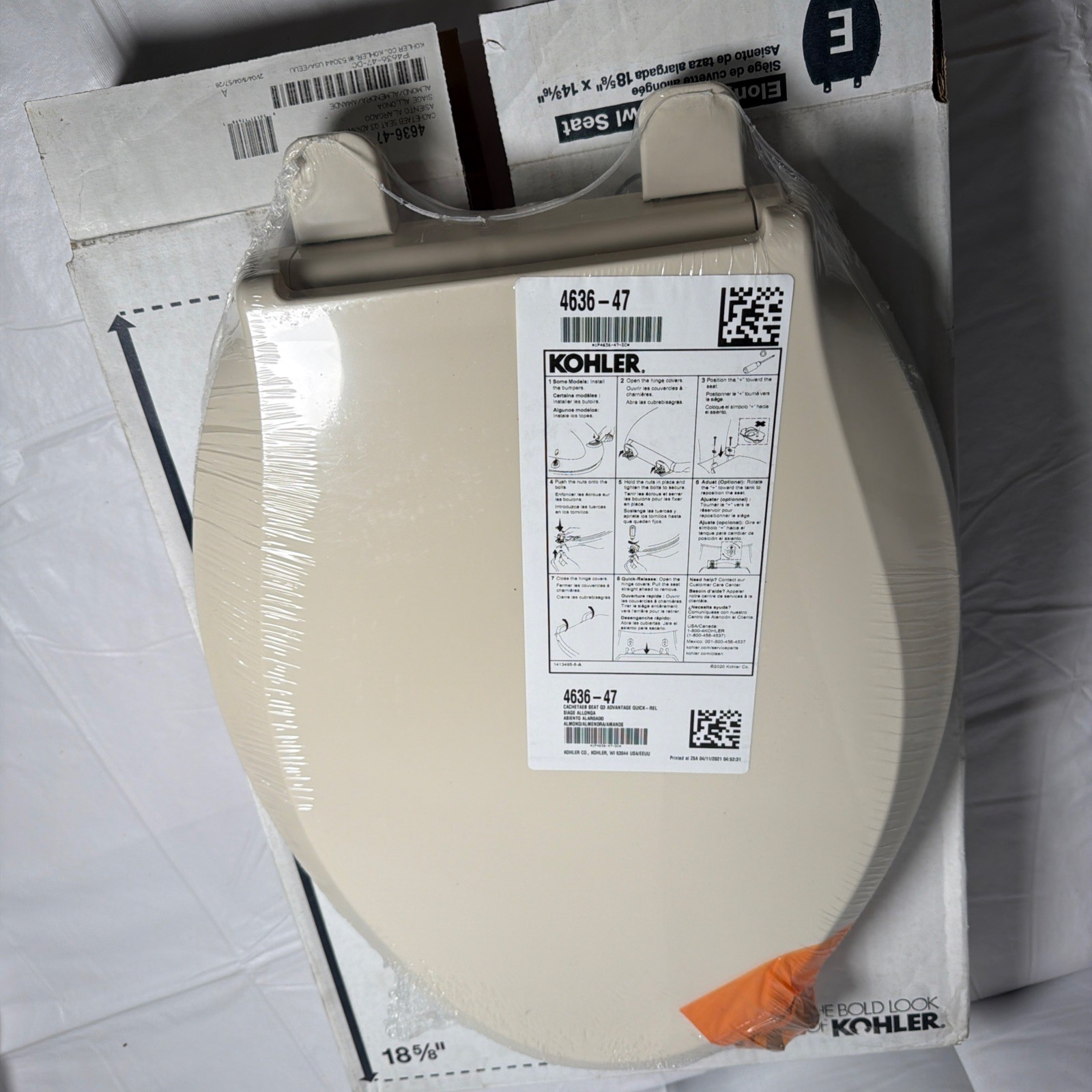 Q3 Advantage  Quick  Closed-front Toilet Seat