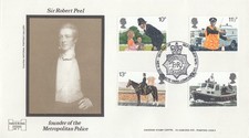 Police Robert Peel Havering FDC New Scotland Yard London 1979 CLEARANCE (151000)