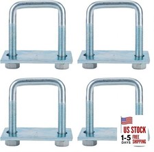 4 Pack Leaf Spring Clamp Kit, 2-5/8 inch Width X 3-3/4 2-1/8Width X 3-3/4Long