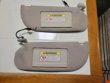 1998-2004 Lincoln Town Car Lighted Sun Visor Pair Gray Lh Rh Homelink Oem 1998-2004 Lincoln Town Car Lighted Sun Visor Pair Gray Lh Rh Homelink Oem