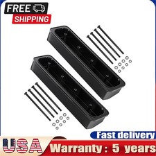 Black Center Bolt Valve Covers For 87-00 Chevy Gmc 305 350 Small Block V8 Us