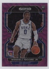 2022-23 Panini Prizm Draft Picks Purple Wave Prizm Wendell Moore Jr #76 0b3