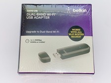 Belkin N600 DB Wireless Dual Band Wi-Fi USB Adapter SEALED 