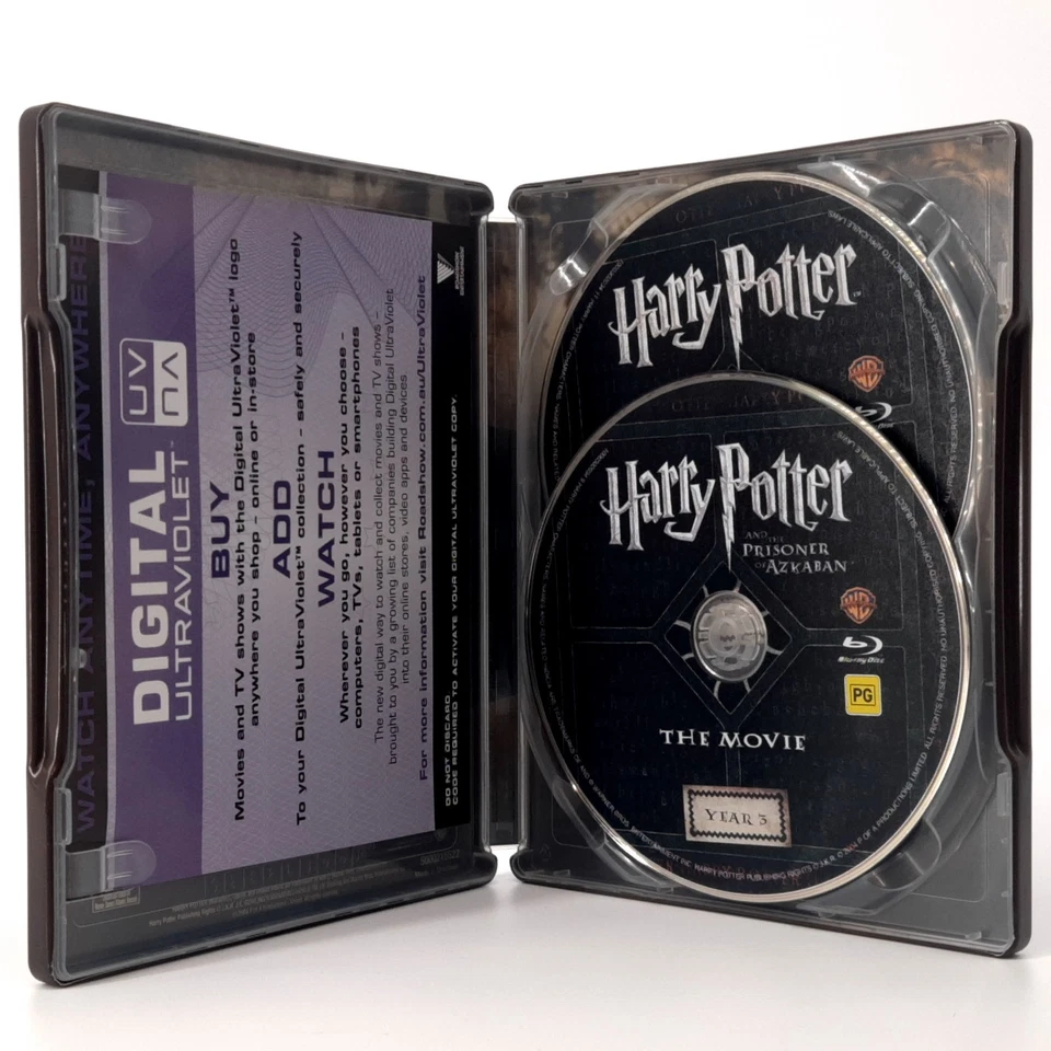 Harry Potter and the Prisoner of Azkaban (2004) | Steelbook | Blu-ray, Reg B - Image 3 of 4