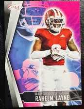 2022 SAGE Low Series Black Raheem Layne RC #46 University Of Indiana