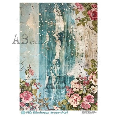 Ocean Wave | A4 Rice Paper | Paper for Decoupage | AB Studios